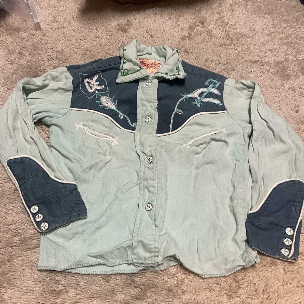 1950s Vintage J bar T western shirt